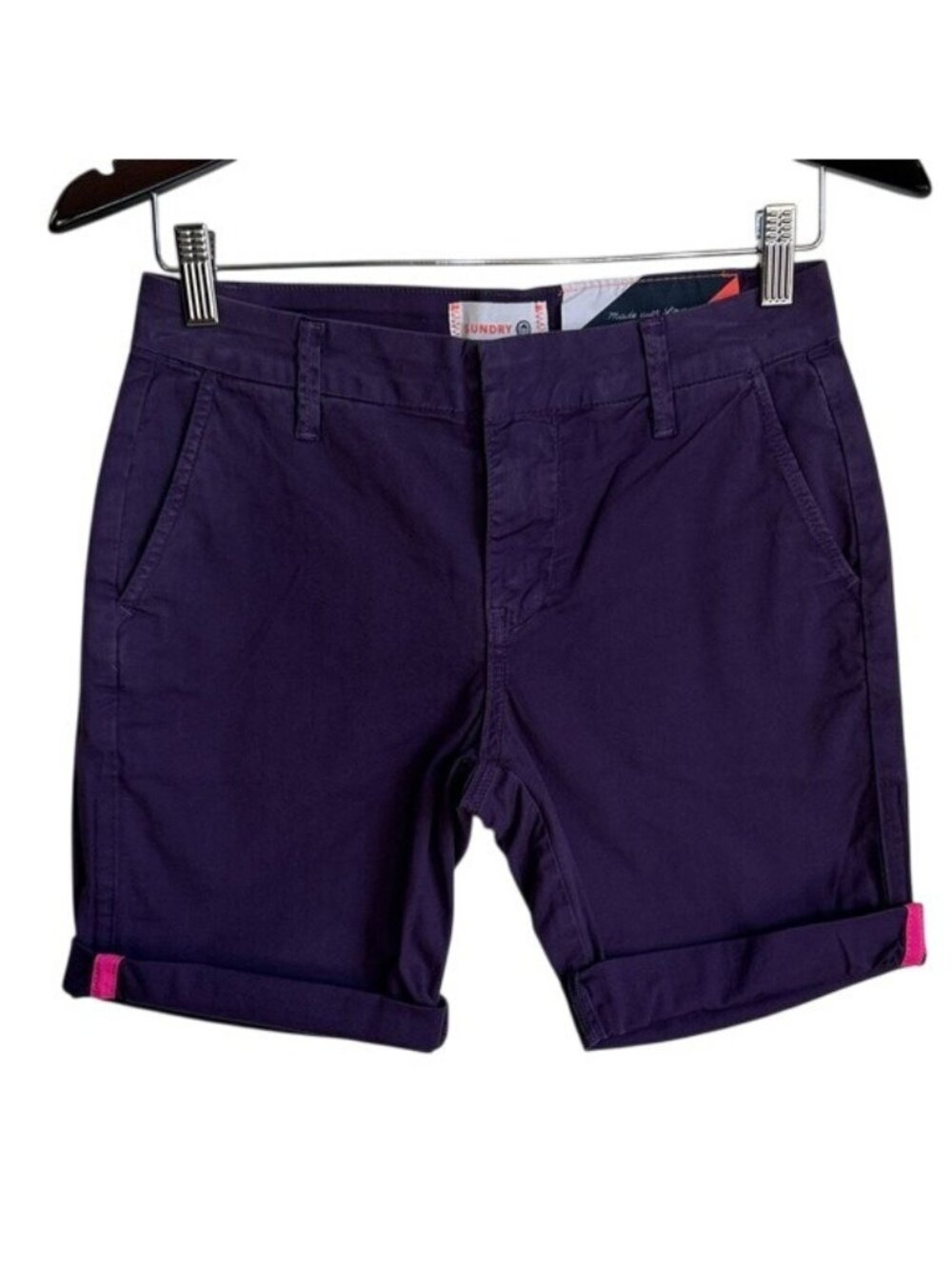 Sundry Rolled Hem Chino Shorts – Size 25